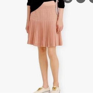 J. Crew Pleated Lattice Mini Skirt